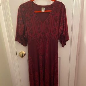 Anthropologie Isolde Bell Sleeved Dress
